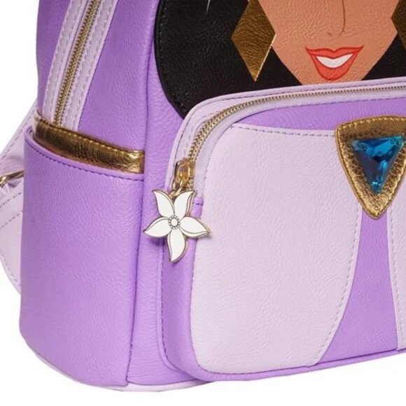 Loungefly Disney Aladdin Jasmine Purple Dress Cosplay Mini Backpack EE EXCLUSIVE main image 6